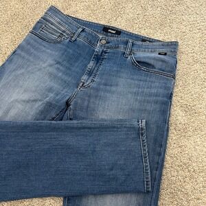 Mavi Jake Slim Leg Jeans 36X32 Blue Medium Wash Stretch Denim 36x32